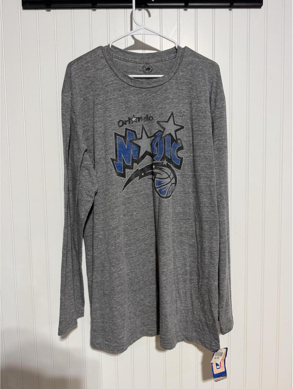 Sportiqe NBA Orlando Magic Long Sleeve Tri-Blend Tee 2XL NWT